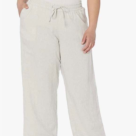Amazon Essentials Pants - Amazon Essentials Linen Blend Wide Leg Pants 4X